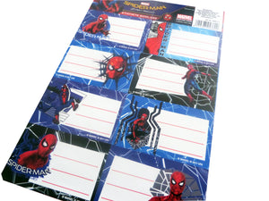 Etichete Scoala pentru Caiet Set 2 Coli sau 16 buc Etichete Marvel Spiderman Amazing Omul Paianjen Scolare Copii