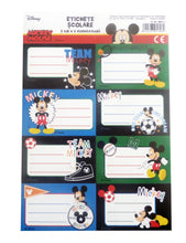 Încărcați imaginea în Galerie, Etichete Scoala pentru Caiet Set 2 Coli sau 16 buc Etichete Disney Football Mickey Mouse