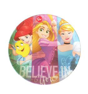 Farfurie din Plastic Melanina Printese Disney Rapunzel Ariel Cenusareasa