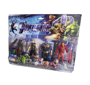 Set Jucarii Figurine Disney Avengers Razbunatorii Supereroi Superheroes Thanos Groot Zeul Thor Ironman 6 Marvel Superheroes buc 
