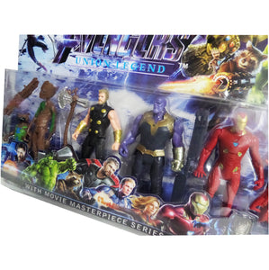 Set Jucarii Figurine Disney Avengers Razbunatorii Supereroi Superheroes Thanos Groot Thor Ironman 6 buc Union Legend
