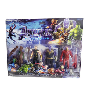 Set Jucarii Figurine Disney Avengers Razbunatorii Supereroi Superheroes Thanos Groot Thor Ironman 6 buc Omul de Otel