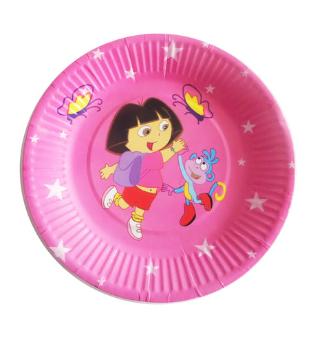 Farfurii din Carton Disney de Petrecere Party Copii Set 10 buc Dora Exploratoarea si Maimuta Boots