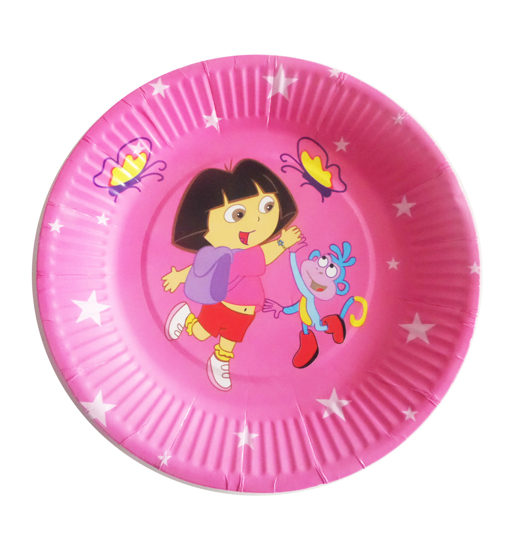 Farfurii din Carton Disney de Petrecere Party Copii Set 10 buc Dora Exploratoarea si Maimuta Boots