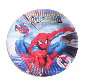 Farfurii din Carton Disney de Petrecere Party Copii Set 10 buc Marvel The Ultimate Spiderman Omul Paianjen 19 cm Aniversari baieti