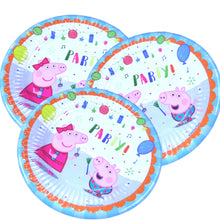 Încărcați imaginea în Galerie, Farfurii din Carton de Petrecere Party Copii Set 6 buc Disney Peppa Purcelusa Pig Party 19 cm George de Unica Folosinta