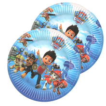 Încărcați imaginea în Galerie, Farfurii din Carton Disney de Petrecere Party Copii Set 10 buc Paw Patrol Run Patrula Catelusilor Disney Unica Folosinta Supereroi