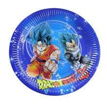 Încărcați imaginea în Galerie, Farfurii din Carton Disney de Petrecere Party Copii Set 10 buc Anime Desene Dragonball GT 23 cm