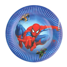 Încărcați imaginea în Galerie, Farfurii din Carton Disney de Petrecere Party Copii Set 10 buc Marvel Super Sense  Spiderman Omul Paianjen 19 cm