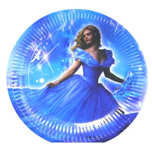 Încărcați imaginea în Galerie, Farfurii din Carton Disney de Petrecere Party Copii Set 10 buc Disney Cenusareasa Film Cinderella Movie 23 cm Aniversari fetite