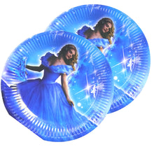 Încărcați imaginea în Galerie, Farfurii din Carton Disney de Petrecere Party Copii Set 10 buc Disney Cenusareasa Film Cinderella Movie 23 cm Aniversari Petreceri