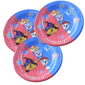 Farfurii din Carton Disney de Petrecere Party Copii Set 6 buc Paw Patrol Patrula Catelusilor Comic Boo 19 cm Aniversari