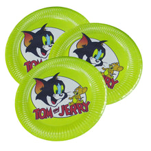 Încărcați imaginea în Galerie, Farfurii din Carton Aniversari de Petrecere Party Copii Set 6 buc Disney Motanul Tom si Jerry Soricelul 23 cm Fetite Fete Baieti Aniversari
