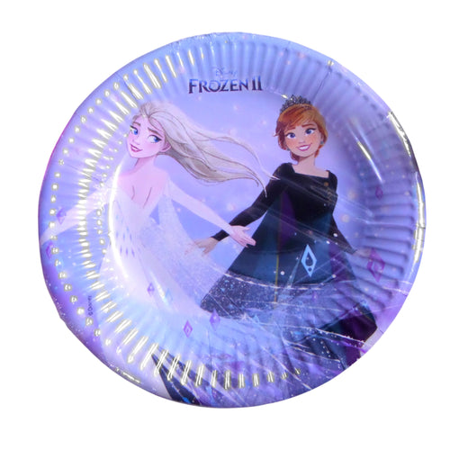 Set Farfurii de Petrecere Accesorii Party Tematic Copii 6 buc Carton Frozen Regatul de Gheata II Printesa Ana si Regina Elsa