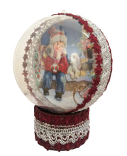 Încărcați imaginea în Galerie, Globuri de Craciun Ornament pe Suport 14 cm La o Ceasca de Ceai Fierbinte