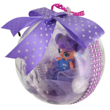 Încărcați imaginea în Galerie, Glob de Craciun Brad Pom pentru Copii cu Figurina Disney Papusile LOL Surprise Mov Dots 14 cm Sarbatori cadou Fete fetite Dolls Papusi