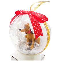 Încărcați imaginea în Galerie, Glob de Craciun Brad Pom pentru Copii cu Figurina Disney Clubul lui Mickey Mouse Catelul Pluto 14 cm Cadou Copii