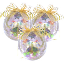 Încărcați imaginea în Galerie, Glob de Craciun Brad Pom pentru Copii cu Figurina Disney Unicorn Multicolor Rainbow 14 cm