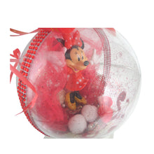 Încărcați imaginea în Galerie, Glob de Craciun cu Figurina Disney Minnie Mouse Rosie 14 cm Ornament Brad Pom