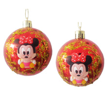 Încărcați imaginea în Galerie, Ornamente de Brad Pom Set 2 Globuri de Craciun Disney Baby Minnie Mouse Rosu-Auriu de 5 cmOrnamente de Brad Pom Set 2 Globuri de Craciun Disney Baby Minnie Mouse Rosu-Auriu de 5 cm Cadou Sarbatori Copii