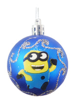 Încărcați imaginea în Galerie, Ornamente de Brad Pom Set 2 Globuri de Craciun Disney Happy Bob the Minion Despicable 5 cm Cadou Sarbatori Iarna