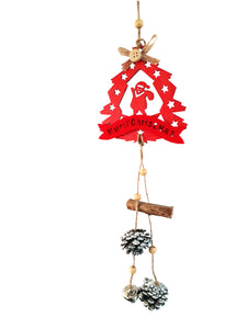 Ghirlanda Decorativa de Craciun pentru Brad Decupat Merry Christmas