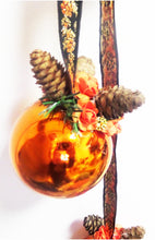 Încărcați imaginea în Galerie, Ghirlanda Decorativa de Craciun Agatat din Globuri Brad Pom de Usa Portocalie Decorativa Ornament Banner