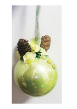 Încărcați imaginea în Galerie, Ghirlanda Decorativa de Craciun Agatat din Globuri Brad Pom de Usa Verde Pal Decorativa Cadou Iarna