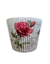 Încărcați imaginea în Galerie, Ghiveci Flori Ceramica Rose Post Card