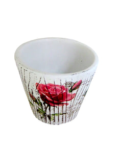 Ghiveci Flori Ceramica Rose Post Card
