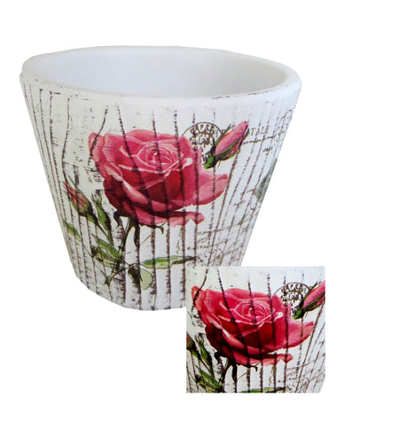 Ghiveci Flori Ceramica Rose Post Card