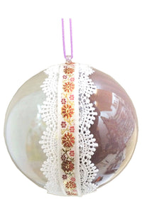 Glob de Brad Craciun Brad Cadou Copii 14 cm Ursuletul Auriu