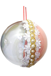 Glob de Craciun 14 cm de Brad Fetita Pisica si Catelul