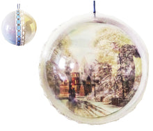 Încărcați imaginea în Galerie, Glob de Craciun 14 cm de Brad Lady and Gentleman Retro Christmas