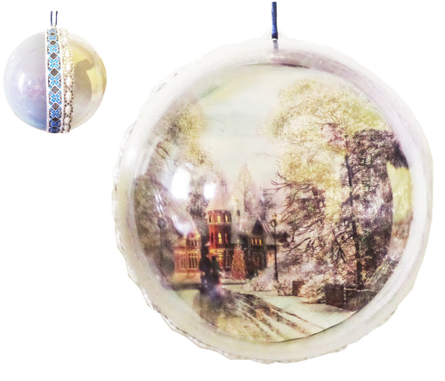 Glob de Craciun 14 cm de Brad Lady and Gentleman Retro Christmas