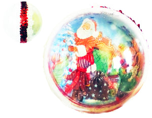 Glob de Craciun 14 cm pentru Brad Mosul cu Sania la Copiii Cuminti