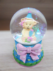 Glob Sticla cu Lichid Ursulet Cristal Blue Baietel cu Zapada