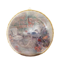 Încărcați imaginea în Galerie, Globuri de Craciun Ornament pe Suport 14 cm Shabby Relaxare in Gradina Mea