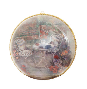 Globuri de Craciun Ornament pe Suport 14 cm Shabby Relaxare in Gradina Mea