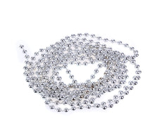 Încărcați imaginea în Galerie, Ghirlanda din Margele de Craciun Decorativa de Brad Sirag de Agatat Pom Argintie 2.50 m Sarbatori Cadou 7mm