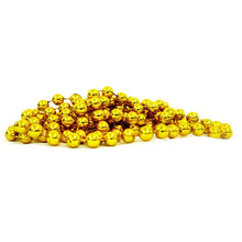 Încărcați imaginea în Galerie, Ghirlanda din Margele de Craciun Decorativa de Brad Sirag de Agatat Pom Auriu Intens Galben 2.50 m 8 mm