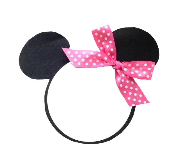 Invitatie Botez Petrecere Aniversare Urechi Minnie Mouse Roz