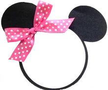 Încărcați imaginea în Galerie, Invitatie Botez Petrecere Party Aniversare Urechi Minnie Mouse Roz
