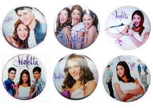 Insigna Brosa Copii Set 6 Bucati Disney Violetta Castillo