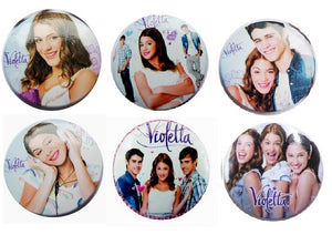 Insigna Brosa Copii Set 6 Bucati Disney Violetta Castillo