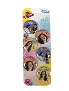 Insigna Brosa Copii Set 6 Bucati Disney Soy Luna