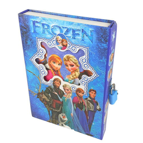 Jurnal Secret cu Cheita pentru Copii Disney Frozen Team Omul de Zapda Olaf Printesa Ana si Regina Elsa
