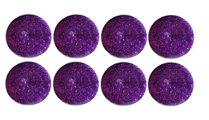 Lumanari Pastila Glitter Set 8 Buc Mov Inchis Nunta