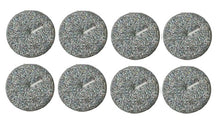 Încărcați imaginea în Galerie, Lumanari Pastila Glitter Set 8 Buc Argintiu Silver Nunta