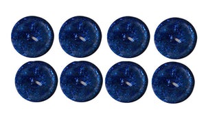 Lumanari Pastila Glitter Set 8 Buc Albastre Nunta